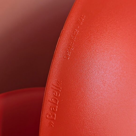 Koziol Babell Etagere Red Plastic Christmas Tree Tidbit Serving Tray 3 Tier Dish - Picture 10 of 14